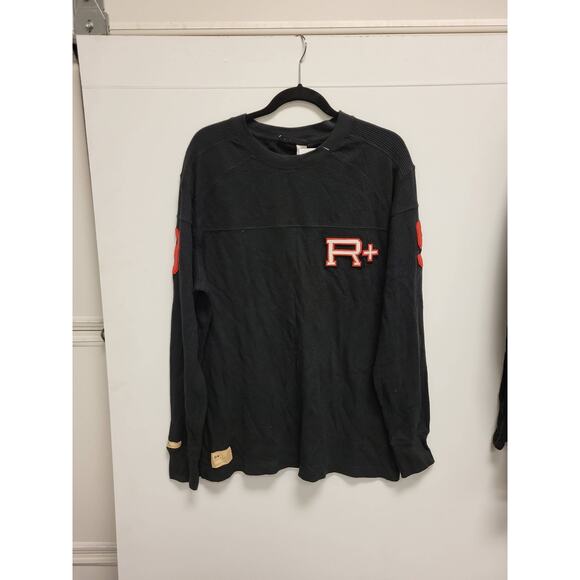 Rocawear R+ Master Builders Black Long Sleeve Shirt Mens XL Waffle Knit 9 - Picture 1 of 8
